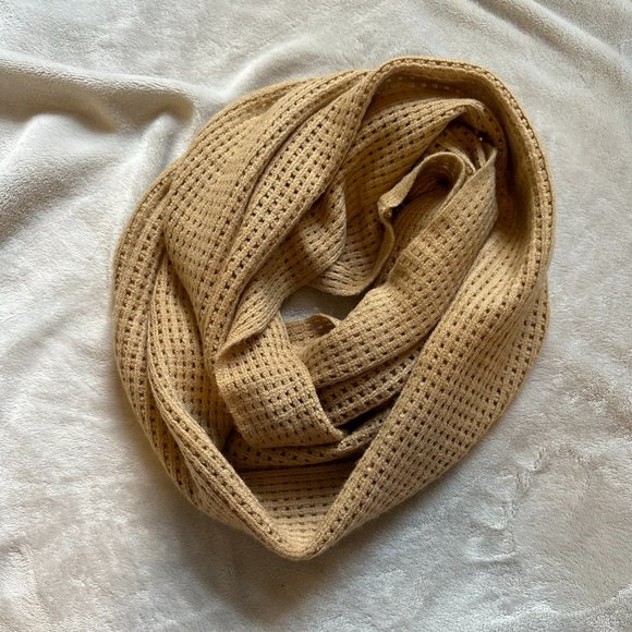 LOFT Accessories - Loft Camel Color Infinity Scarf, OS.